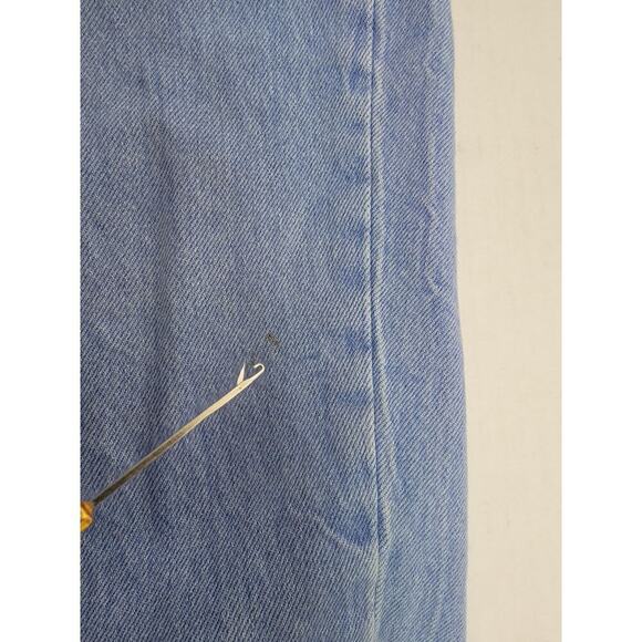 ZARA Barrel Jeans Womens SZ 4 High Rise Scrunch Waist Patch Pocket - Picture 5 of 9